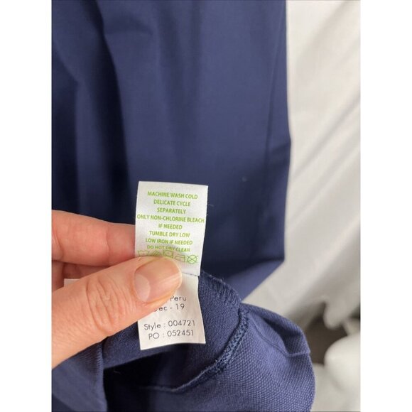 Lily Pulitzer Cotton Blue & White Nautical Golf Dress Women's Size L - Picture 6 of 11